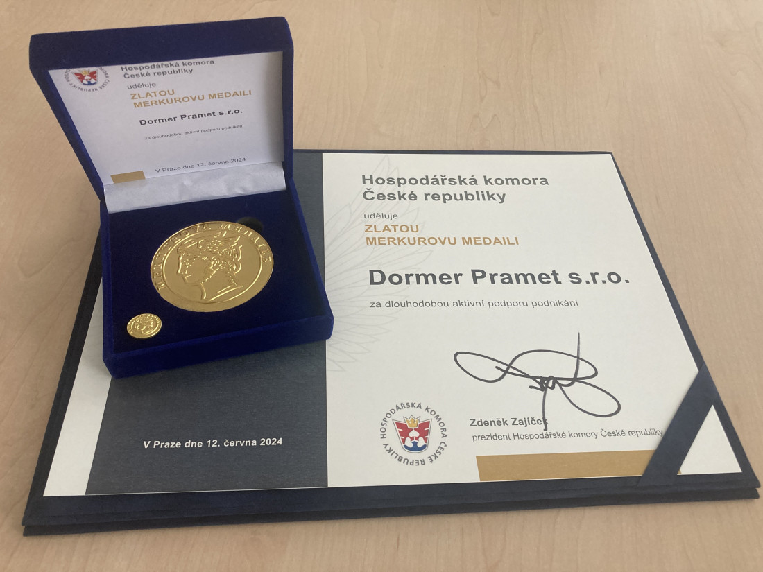 Vyhráli jsme Merkurovu Medaili!